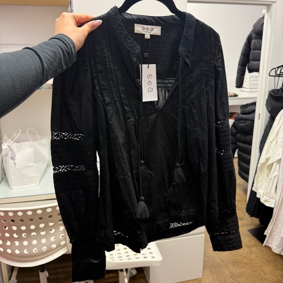 Sea New York Tops - Sea New York Black Women's Jacket